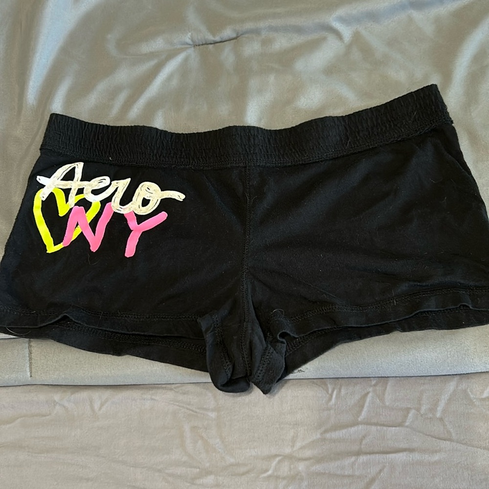 Black Aeropostale short shorts